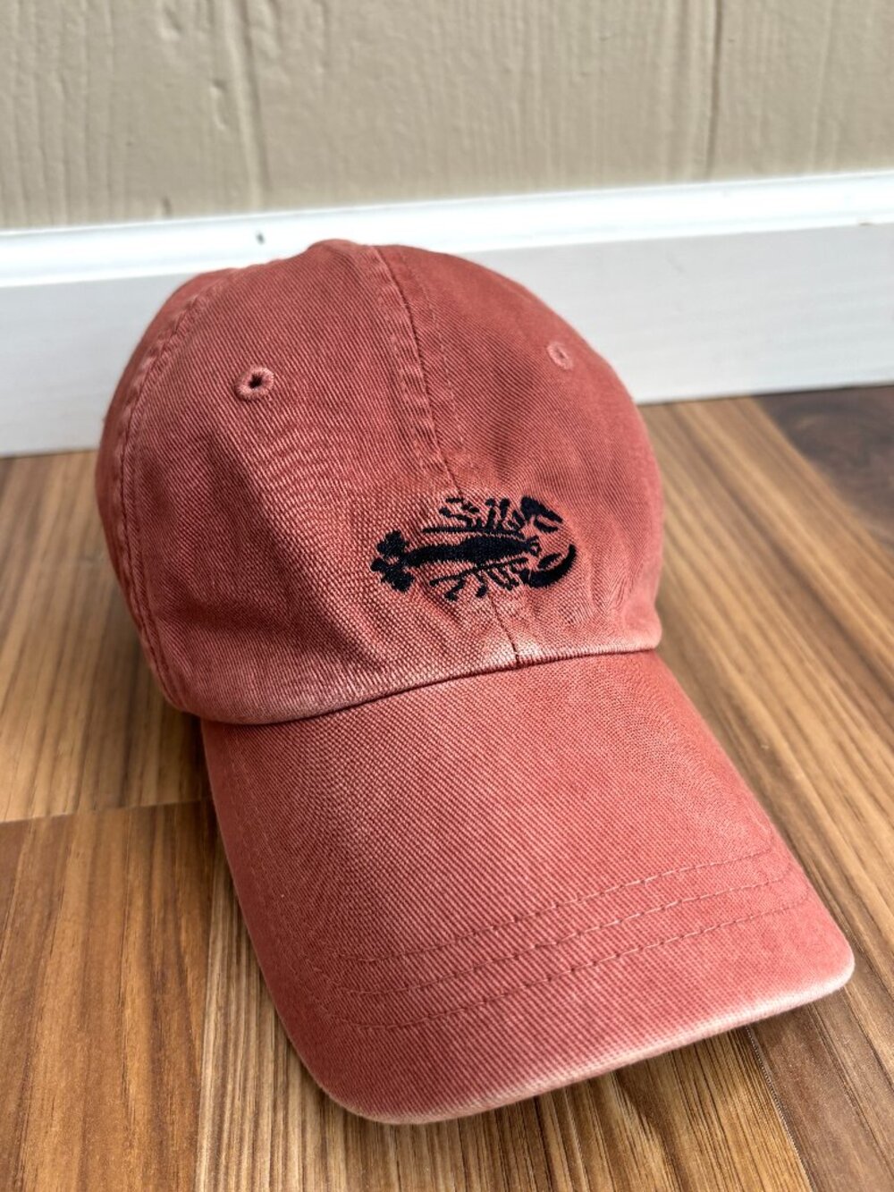 J. Crew Lobster Novelty Embroidered Dad Hat